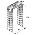 Прямой подвес универсальный 60*125 (0.8мм)(П-образка) .